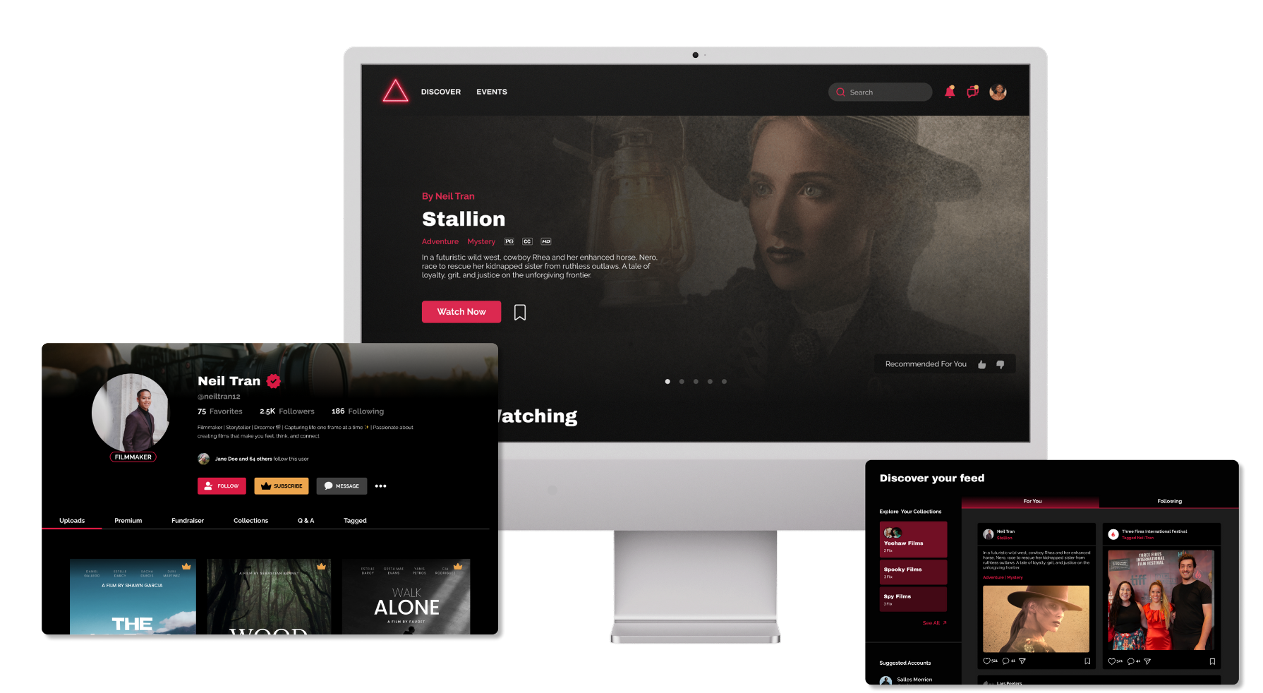 Pyralume platform screens